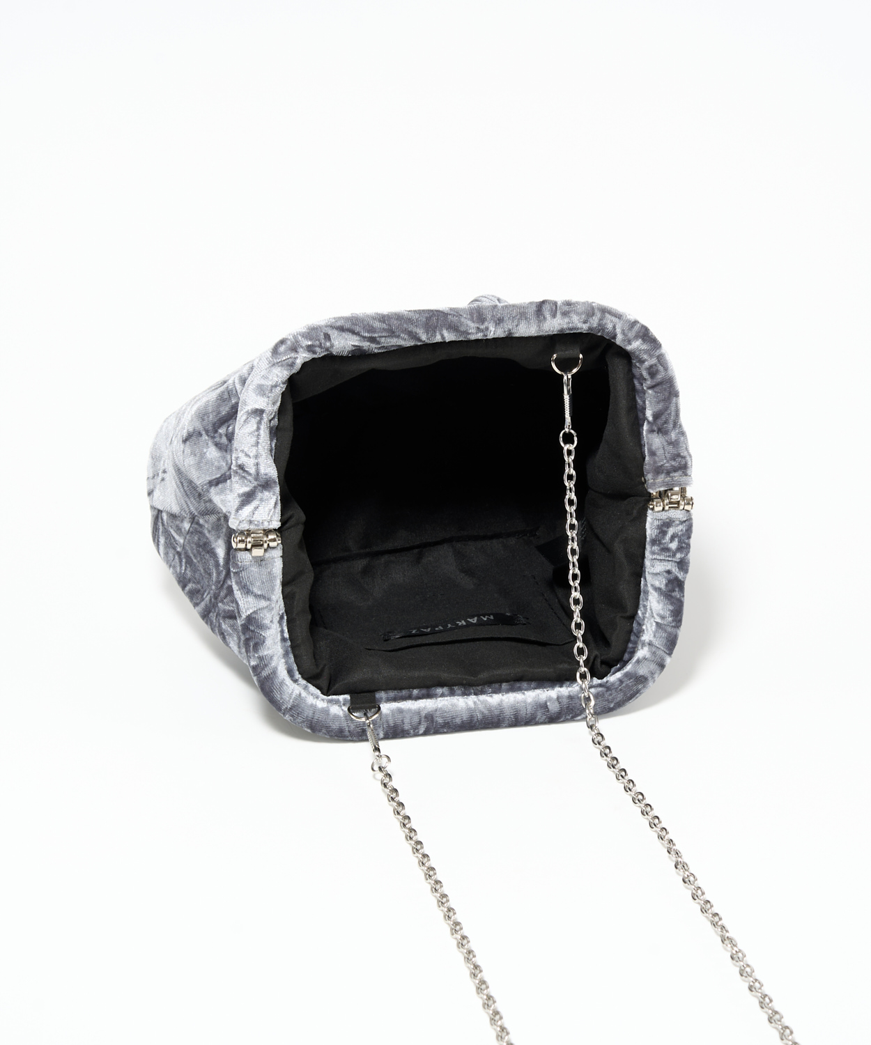 Mala clutch de veludo image number null